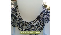 Black and white Buterfly Chockers Beading Necklaces